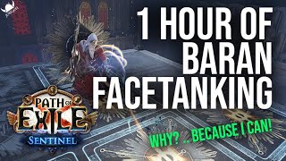 Just 1 hour of Baran Facetanking... Because I can! - GIGA-TANK CI Vortex Occultist 2.0 - PoE 3.18